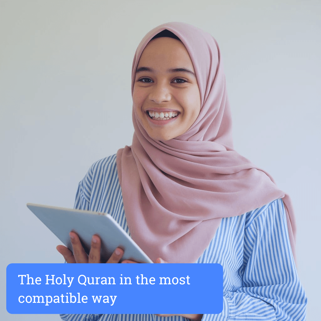 young girl exploring the holy quran in the most effective way